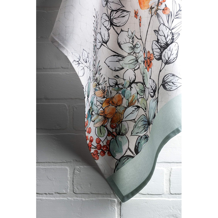 Набір із 3 багатоцільових кухонних рушників Барних рушників День подяки/Різдво (50 см x 70 см) (27 - Білуватий шеббі-шик, 50 x 70 см (набір із 3 шт.)), 39 Hermine Noel