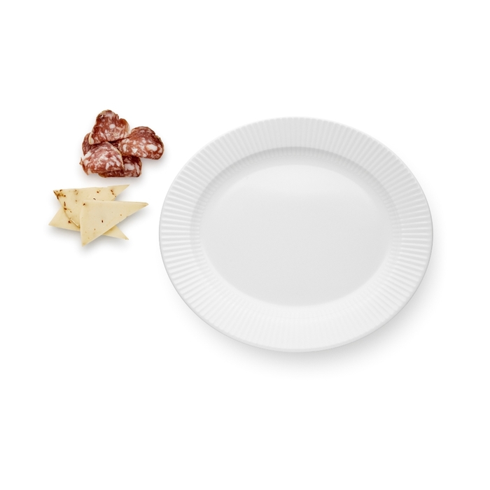 Тарілка Ø 31 см біла Legio Nova Eva Solo
