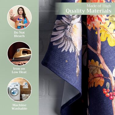 Набір із 3 багатоцільових кухонних рушників Барних рушників День подяки/Різдво (50 см x 70 см) (28 - Килим - Безкінечність, 50 x 70 см (Набір із 3 шт.)), 39 Hermine Noel