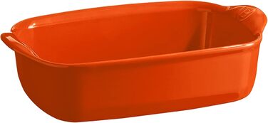 Маленька форма для запікання прямокутна, помаранчева Emile Henry