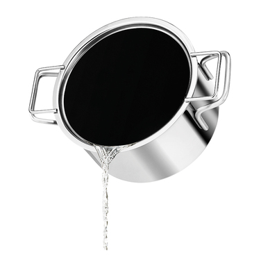 Кришка-друшляк Ø 16 см чорна Stainless Steel Eva Solo