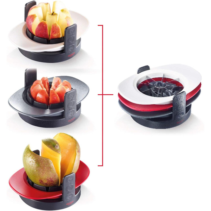 Дровокол для яблук і груш Westmark/серцевина фруктів, ø 9 см, алюміній/нержавіюча сталь, срібло 51102260 (Tutti Frutti)