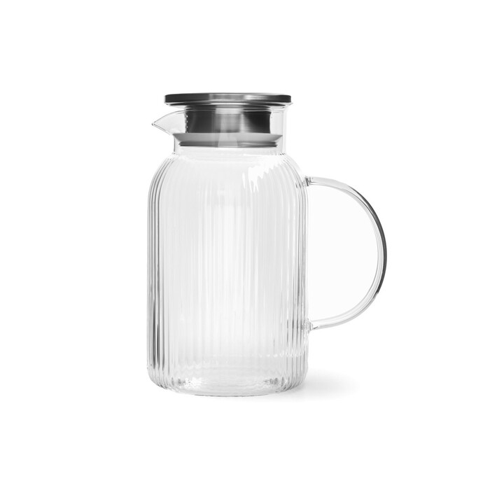 Глечик для холодних та гарячих напоїв Fissman з фільтром 1500 мл жаростійке скло (6586)