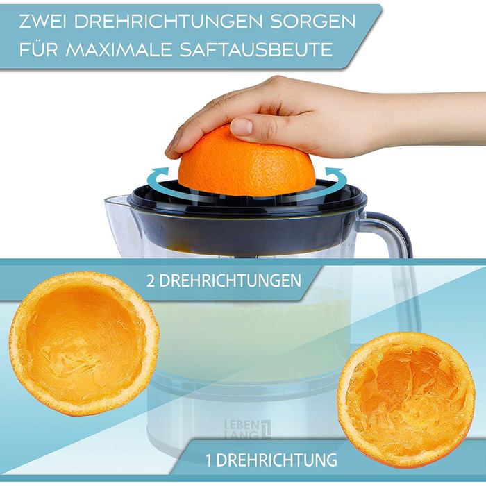 Соковижималка електричний для фруктів, 40 Вт LEBENLANG