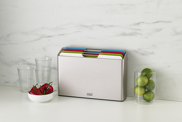 Набір обробних дощок, 7,5 х 22,2 х 32 см, срібло Folio Regular Joseph Joseph