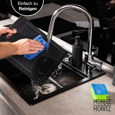 Дошка обробна пластикова 36 x 27,5 см, чорна Moritz & Moritz