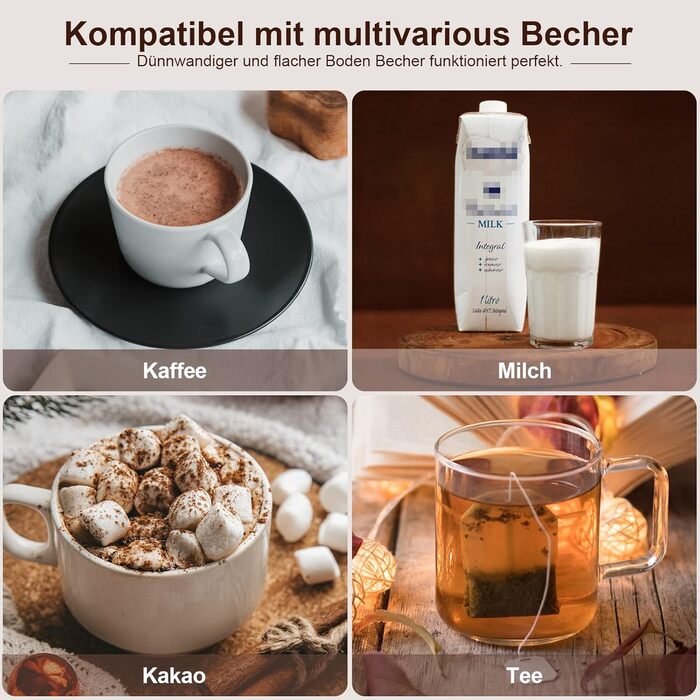 Електричний підігрівач для чашок 19 Вт, білий BESTINNKITS