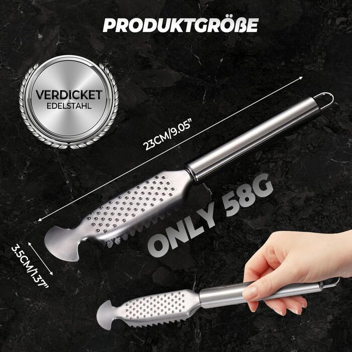 Засіб для видалення рибної луски 23 см laocaf