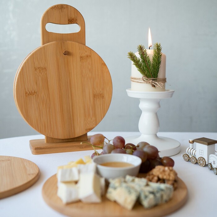 Набір із 4 обробних дошок Fissman 20x1см (8787)