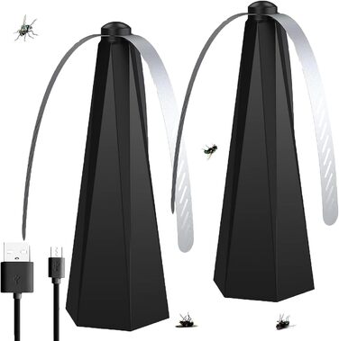 Вентилятори відлякувач комах 2 шт чорний REGAPOG