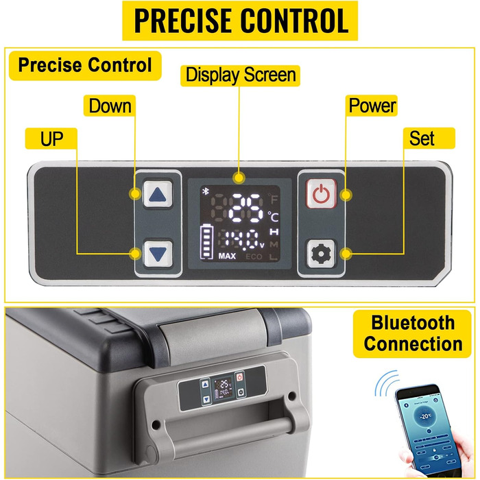 Автохолодильник 35 л 60 Вт VEVOR