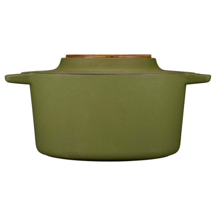 Каструля чавунна Fiskars Norden 4л колір кропива (1071128)