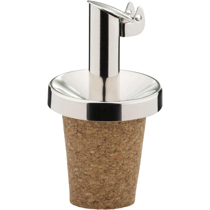 Заливки олії/оцту 4 запасні пробки, з клапанами, метал/нержавіюча сталь, натуральні пробки, масло з нержавіючої сталі спеціальне, 478022E3 (Оцет - натуральна пробка, ), 4