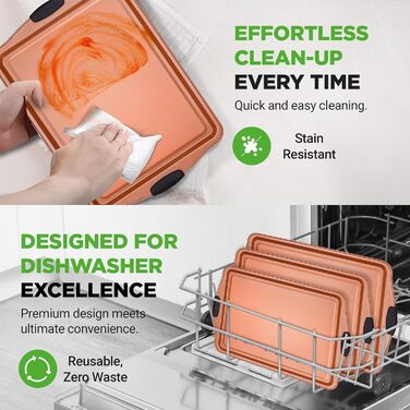 Набір форм для випікання NutriChef із 8 предметів набір форм для випікання, що включає форму для торта, деко, форму для хліба, форму для мафінів, рознімну форму, форму для піци, круглу форму для випікання та прямокутну форму для випікання. Міцні аксесуари