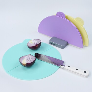 Набор разделочных досок Fissman 28х28 см 3 сложных доски (8008)