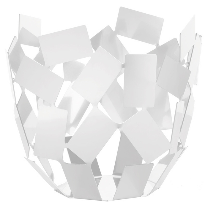 Ваза для фруктів 22,6x19,3 см біла Scirocco Alessi