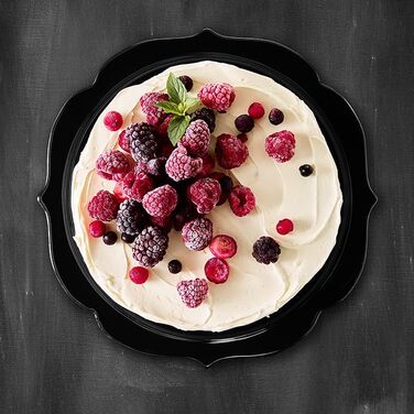 Блюдо для торта, 25,5 см, чорне, Avantgarde RBV Birkmann