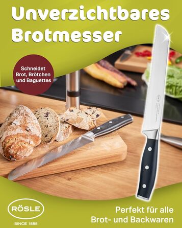 Нож для хлеба 20 см Tradition Rosle