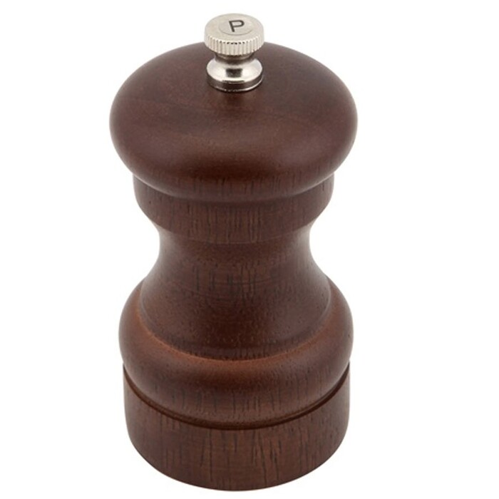 Млин для солі та перцю, 10 см, темне дерево, GenWare