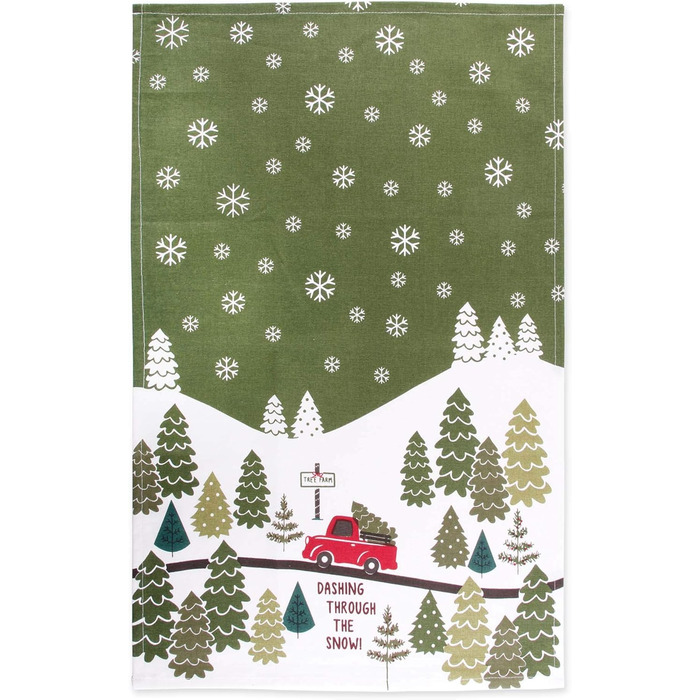 Набор из 2 рождественских кухонных полотенец 45,7 x 71,1 см, Tree Farm DII