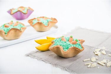 Творча студія Zenker Z7480 Ø 26 см, форма для випічки з плоским дном, кругла форма для торта з антипригарним покриттям, креативна випічка (колір рожевий, сріблястий), кількість (форми для випічки)