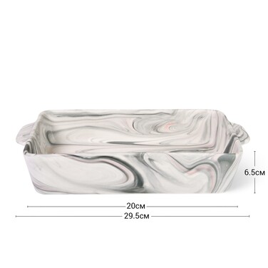 Форма для запекания прямоугольная Fissman VALENCIA 29,5x20х6,5см/2,4л (6187)