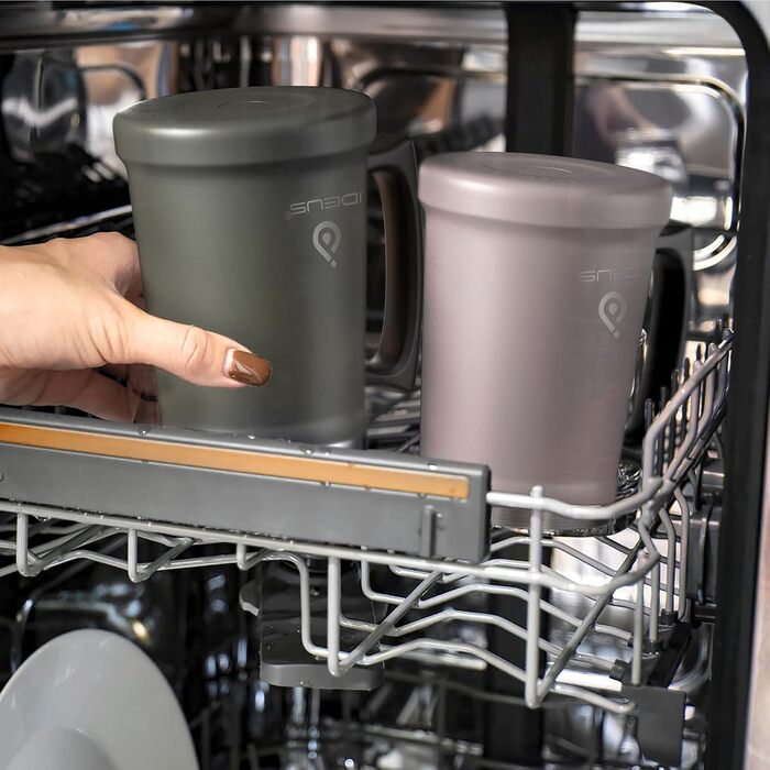 Термокухоль для пива 1 л темно-рожевий Ideus