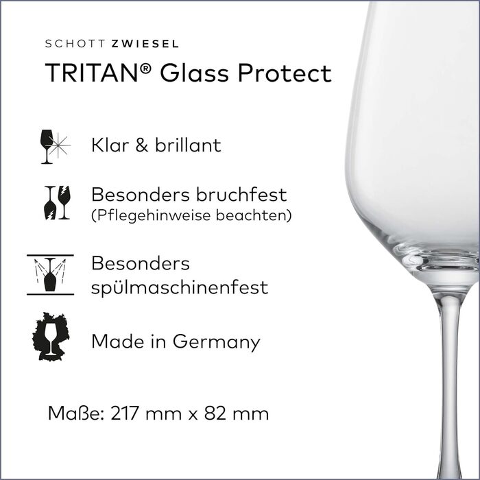 Бокал для красного вина 415 мл, набор 6 предметов, Vina Schott Zwiesel