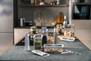 Набір вакуумних контейнерів, 5 предметів, прозорий білий Fresh & Save Zwilling