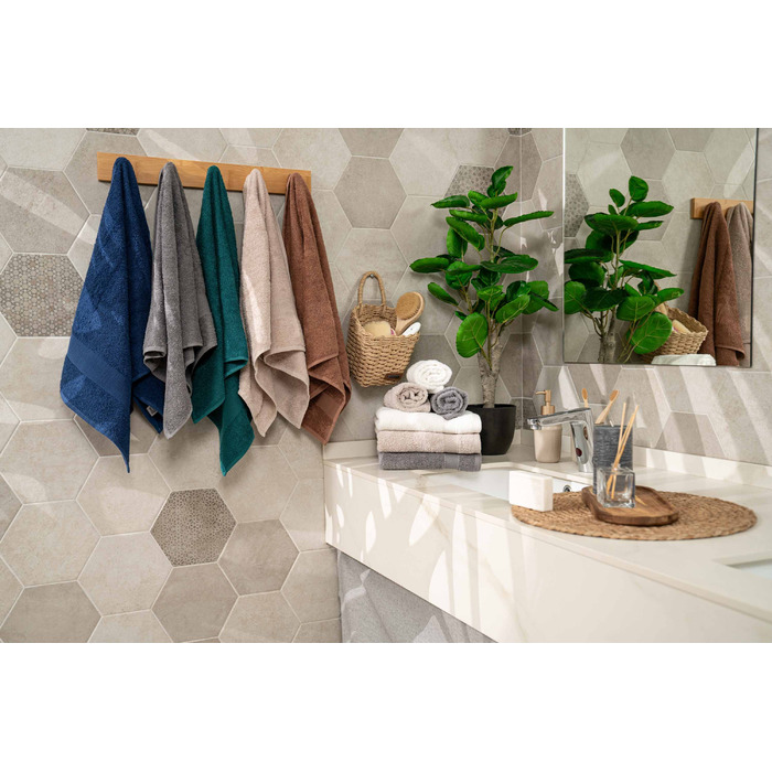 Рушник махровий Ardesto Benefit, 50х90см, 100% бавовна, айворі