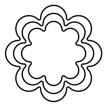 Набір формочок для печива Квіточка 3 шт Kaiser