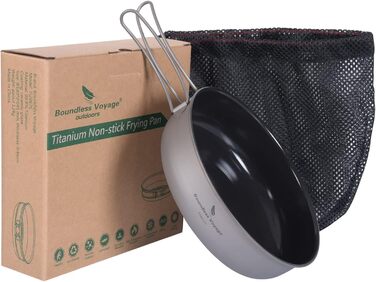 Титанова сковорода з антипригарним покриттям 18 см iBasingo