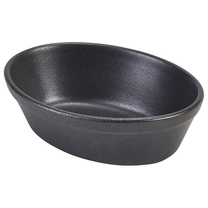 Страва овальна для пирога, 16 см, 350 мл, ефект чавуну, GenWare