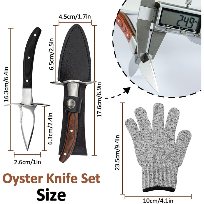 Набір ножів для устриць 2 шт TWUTGAYW