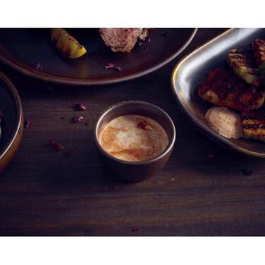 Соусник 6.7*h 3.6 см, 70 мл, цвет меди, Terra Porcelain Rustic Copper, GenWare