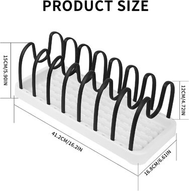 Тримач для кришок каструль, тарілок та дощок обробних QJKEJI
