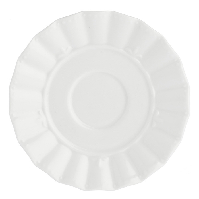 Чашка для кави з блюдцем La Porcellana Bianca DUCALE, порцеляна, 80 мл