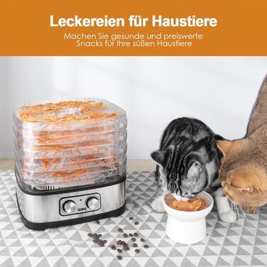 Дегідратор на 5 полиць 240 Вт, чорний YASHE