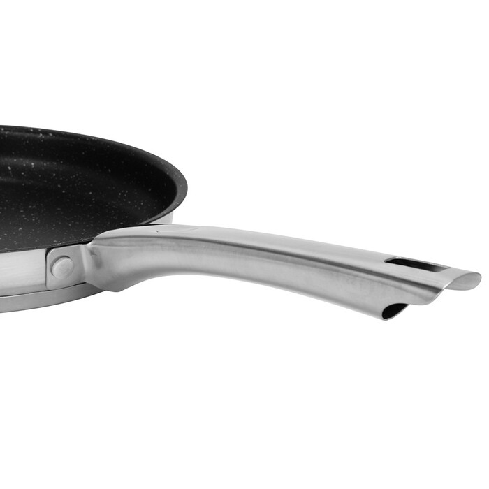 Сковорода для блинов Fissman 24 см ELIA с антипригарным покрытием нержавеющая сталь (5531)