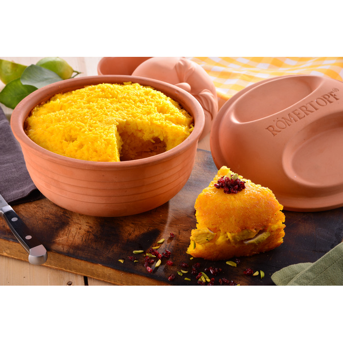 Жаровня з кришкою кругла, 22,5 см, Römertopf