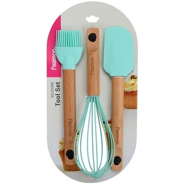 Набор принадлежностей Fissman для выпечки 3 предмета силикон (1209)