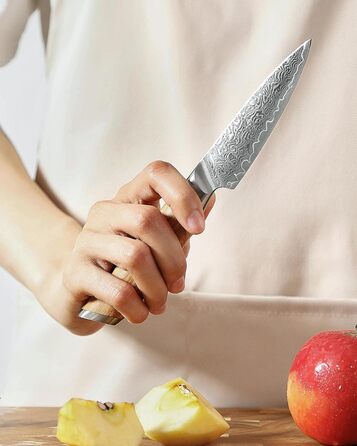 Нож для фруктов 9,2 см, дамасская сталь XINZUO