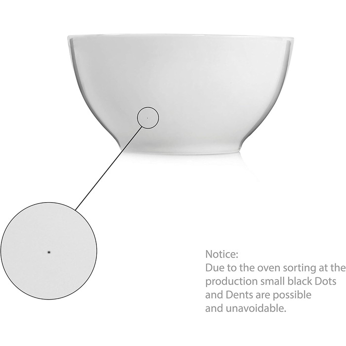 Набір салатників Singer Sunfort Набір мисок з 6 предметів на 4 персони з керамограніту, салатники Ємність 1,1 л, розширюваний, повсякденний, особлива вечеря, сімейна вечеря, відкритий набір чаш 1100 мл