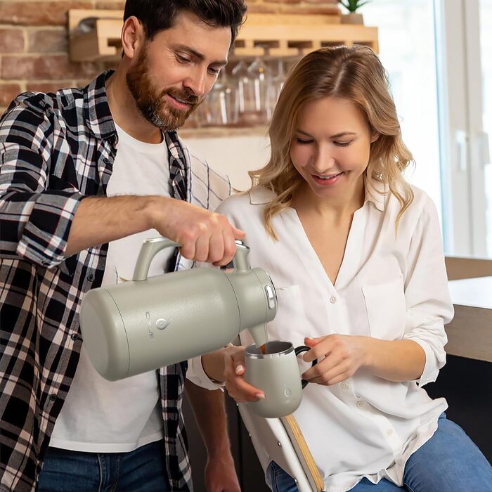 Термос-кавник 2 л, колір селадон Ideus