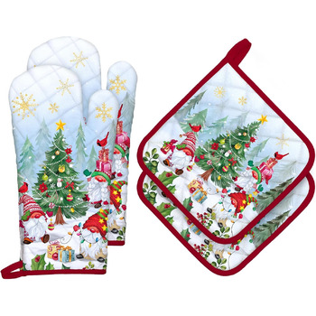 розмір: рукавичка для духовки*2 + прихватка*2