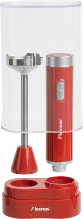 Набір ручних блендерів Bestron AHB400Z в коробці, 400 Вт, (червоний)