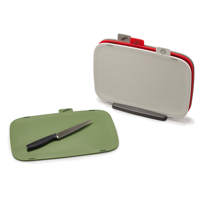 Набір обробних дощок, 4 предмета різнокольоровий Duo Joseph Joseph