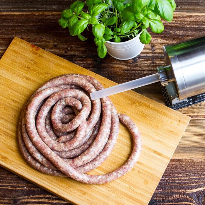 Натуральна оболонка для ковбас Натуральна оболонка вищого сорту для домашньої ковбаси, ялівцевої ковбаси, білої ковбаси, сардельки (калібр 18/20 мм, 91 метр, овеча оболонка)