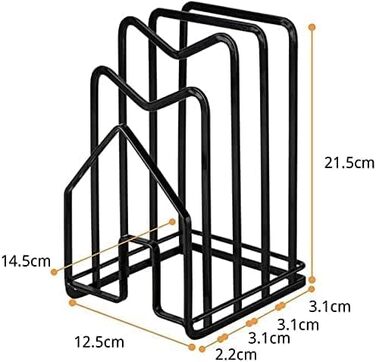Подставка, держатель для крышки кастрюли, черный LINFIDITE