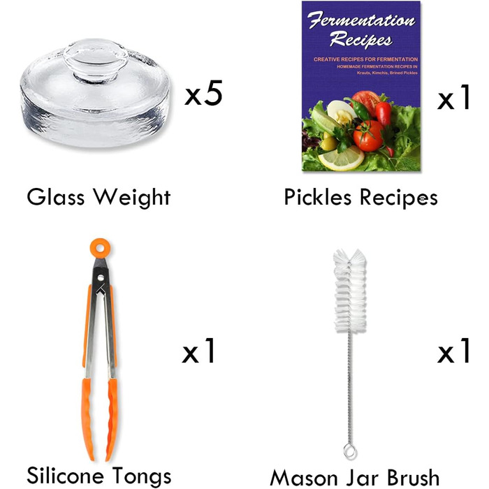 Скляні вантажі для консервації 7 предметів Artcome